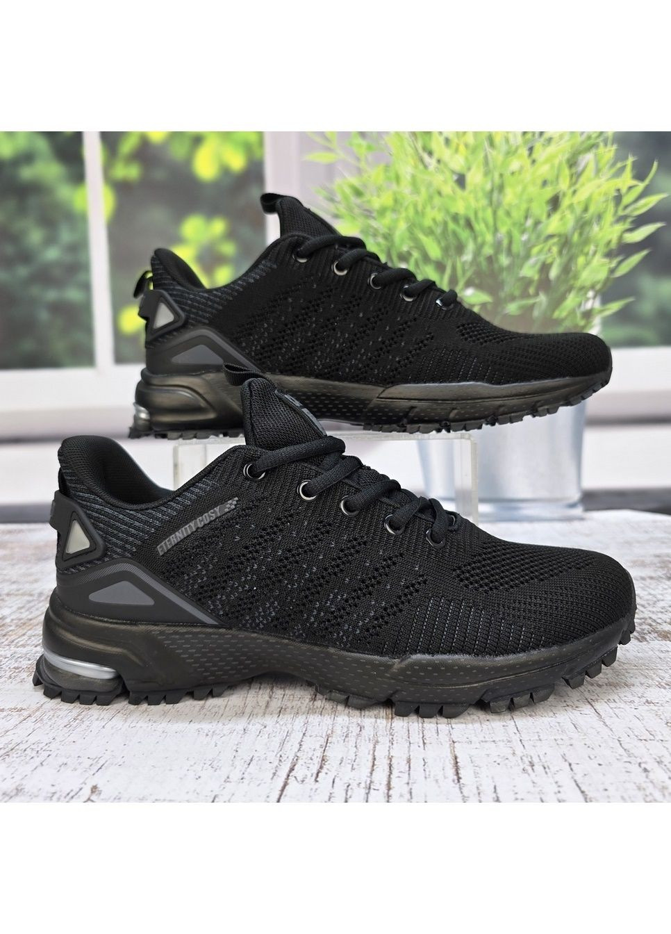 Черные летние кроссовки мужские Baas