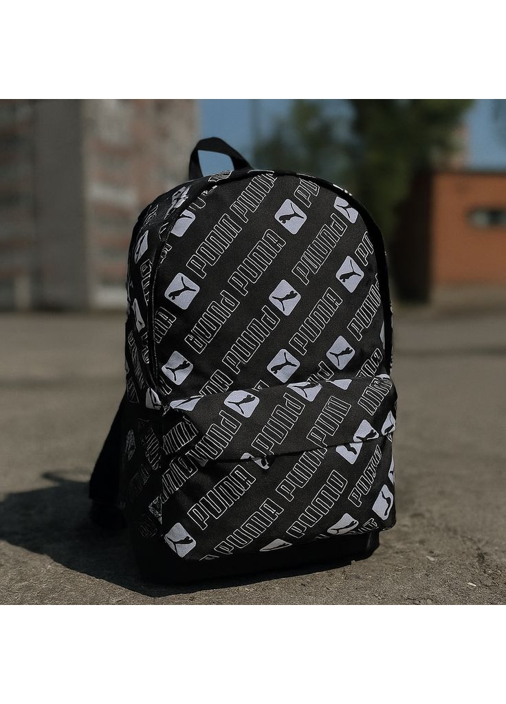 Рюкзак міський чорно-білий легкий Puma No Brand (359378659)