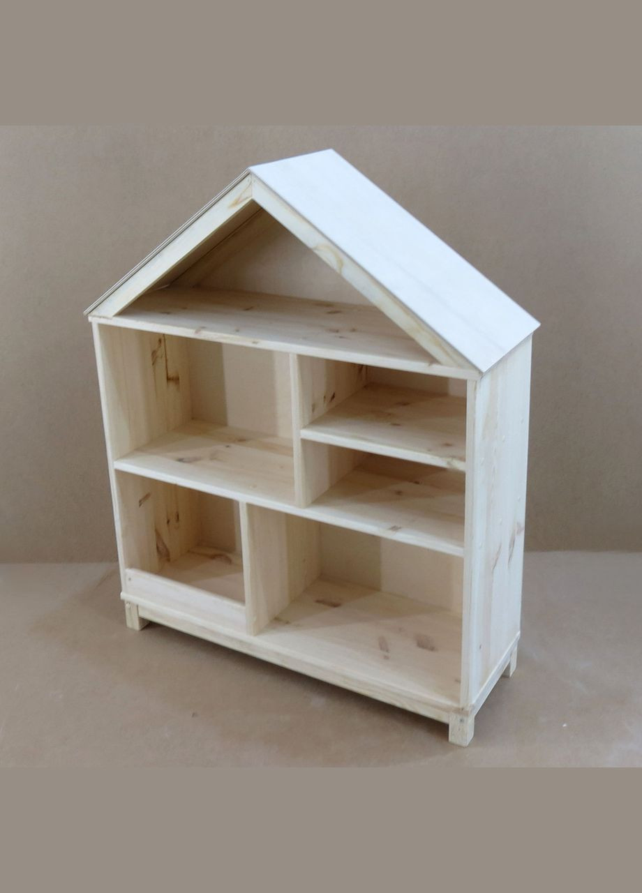 Книжный стеллаж из дерева Кристи бланже (КПС-000601) No Brand (328078855)