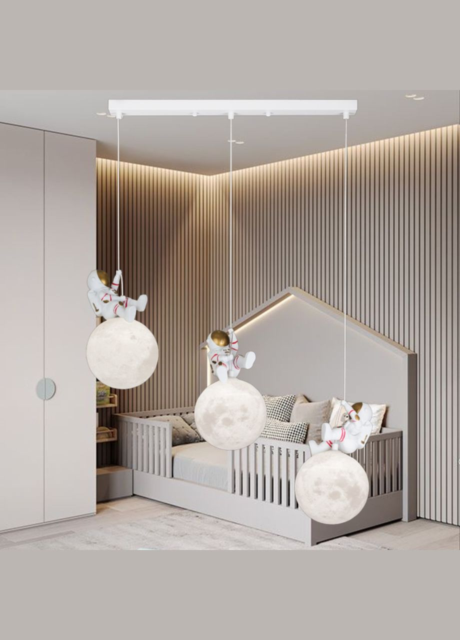 Детская подвесная люстра "Космические астронавты" (82-150-3(500) SM) No Brand (370071670)