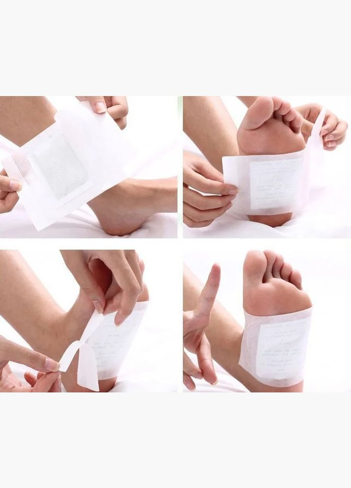 Пластырь для ног 10 шт KINOKI детоксикационный очищающий для вывода токсиновобмена веществ Kiyome Kinoki (315501339)