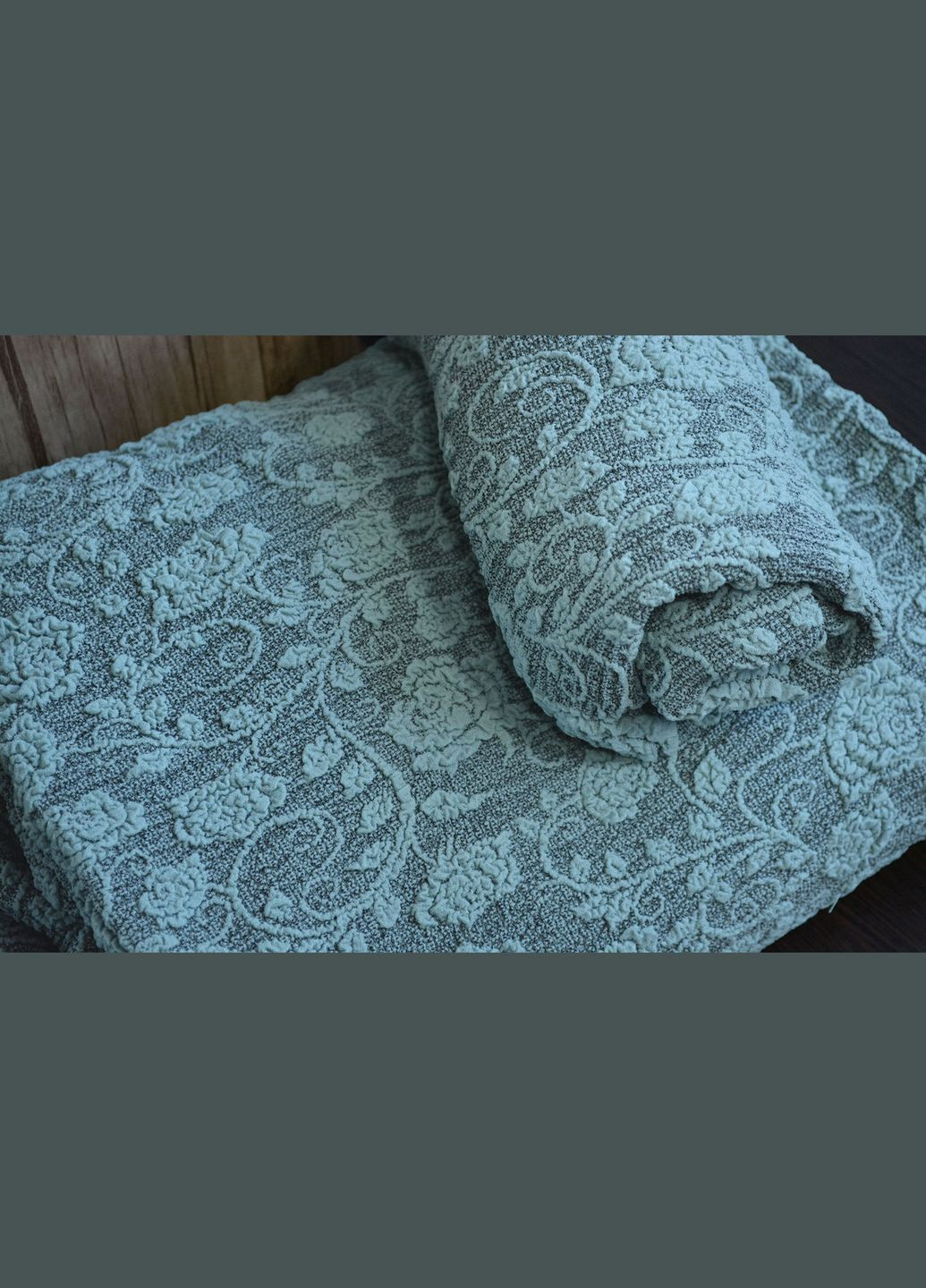 Жакардові чохли на стільці Roza без спідниці М'ятні Kayra (324800097)