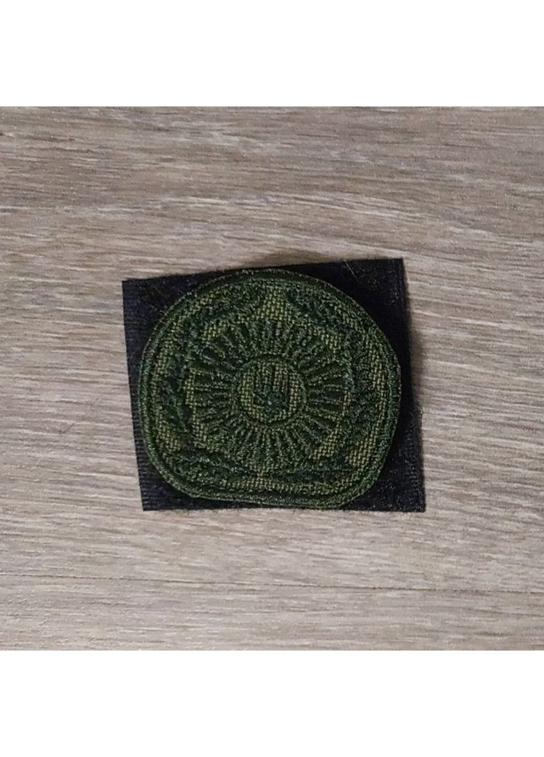 Шеврон Кокарда спеціаліста Державної лісової охорони олива No Brand (356512272)