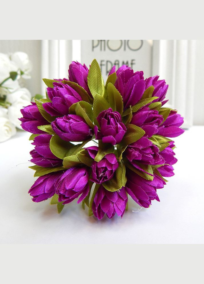 Искусственные цветы Подснежники, букетик, фуксия, 20 шт No Brand (340486761)