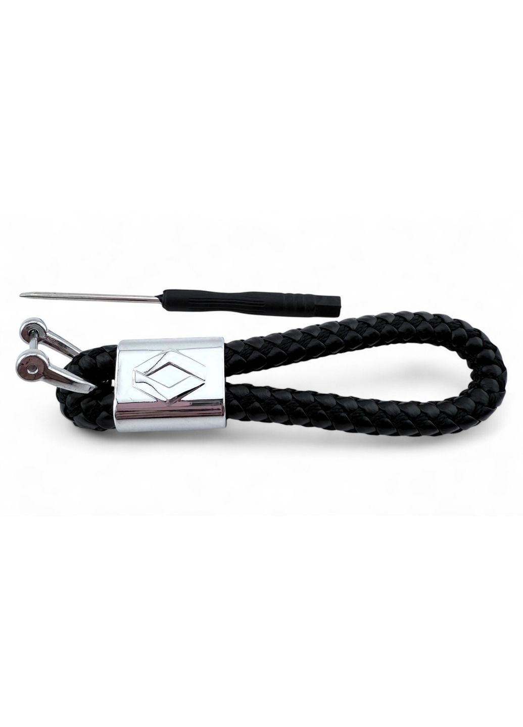 Брелок кожаный косичка Renault (354698642)