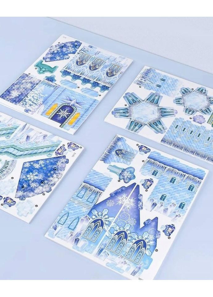 Ледовый замок Эльзы и фигурки "Ледяное сердце" Frozen No Brand (366664845)