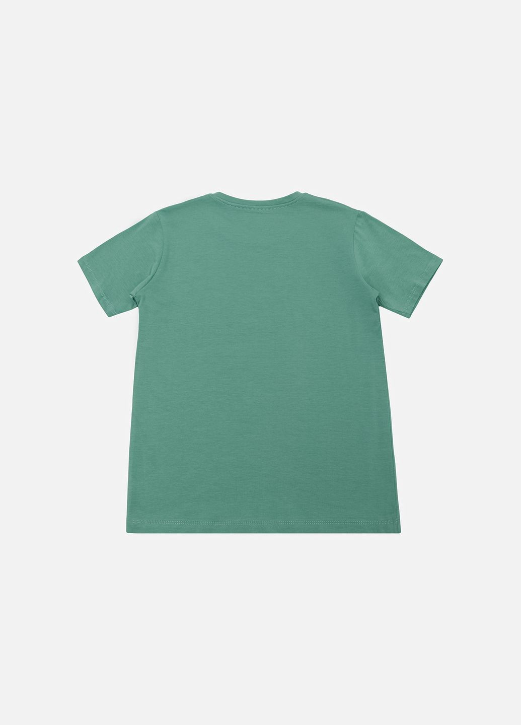 Зеленая летняя футболка для мальчика цвет зеленый цб-00223114 Galilatex