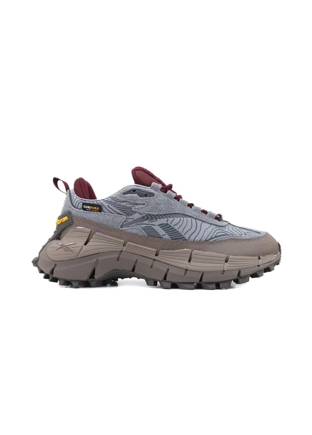 Сірі кросівки чоловічі zig kinetica 2.5 edge grey 100034215 Reebok