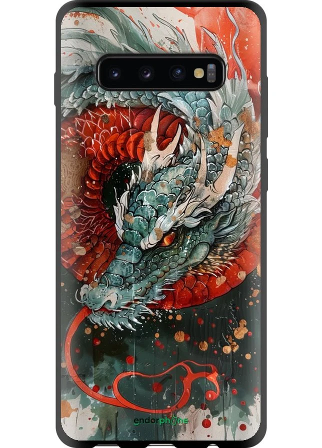 Чехол на Samsung Galaxy S10 Plus Стихия огня "6101b-1649-70447" Endorphone (369456276)