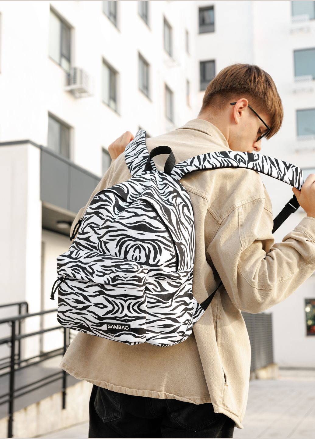 Мужской рюкзак Active с принтом Sambag (323437028)