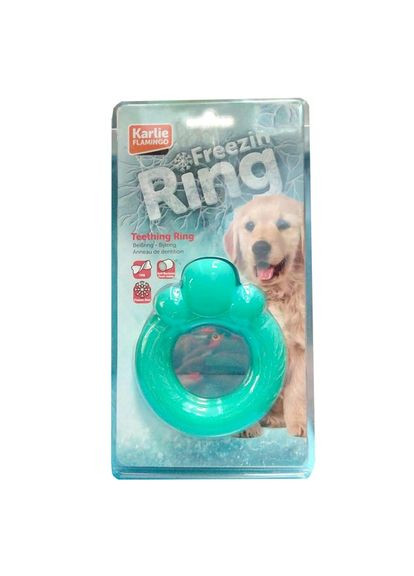 Іграшка для собак Teething Ring Кільце для прорізування зубів 12 см (5411290300094) Flamingo (279568335)