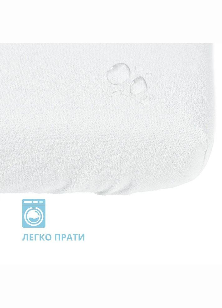 Наматрасник 2 шт детский в кроватку 60х120х15 см непромокаемый натяжной с резинкой по периметру хлопок PAPAELLA (367727621)