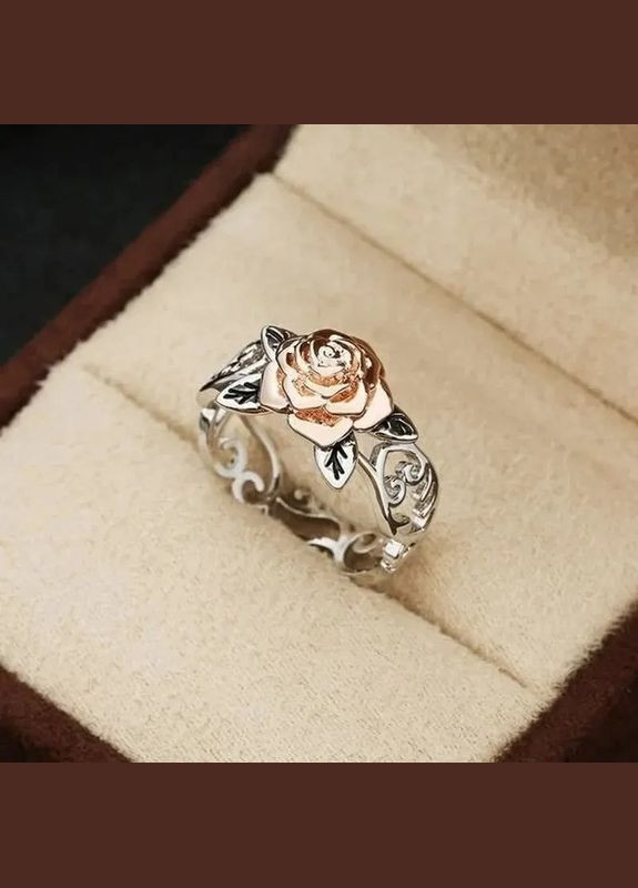 Женское кольцо Винтажная Роза цветок в европейском стиле размер 18 Fashion Jewelry (289199380)