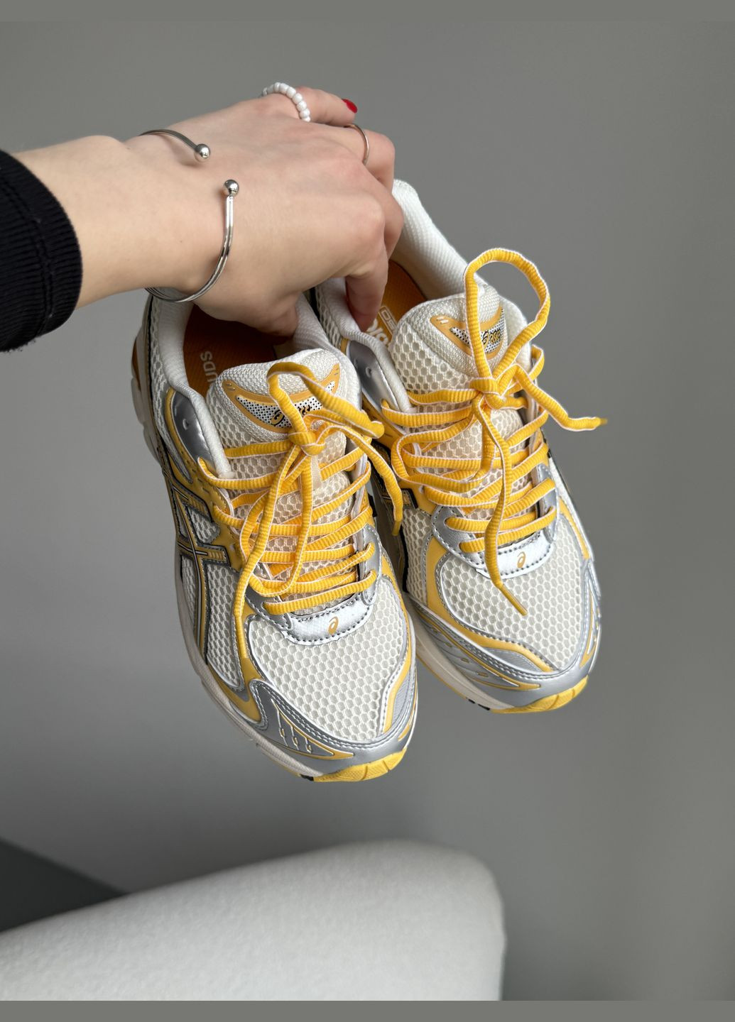Кросівки жіночі і чоловічі Asics GT-2160 grey yellow | Асікс GT-2160 сірі жовті No Brand сірі демісезони (316507769)