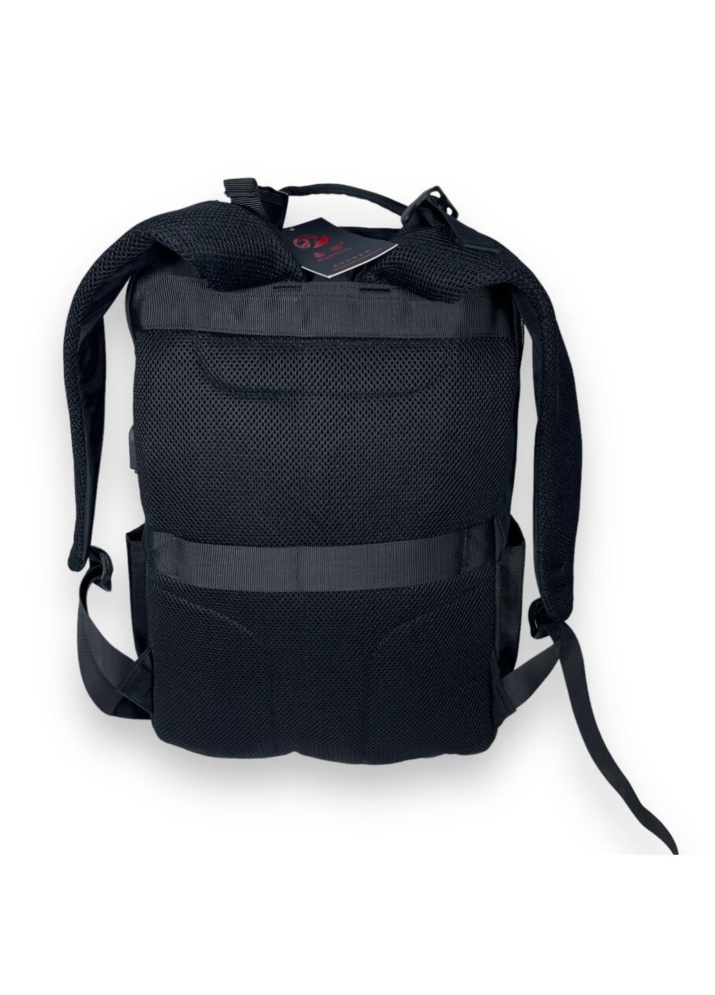 Рюкзак міський, 25 л, два відділення, дві фронтальні кишені, USB+кабель, розмір: 44*30*16 см, чорний Jiapeng (266911769)