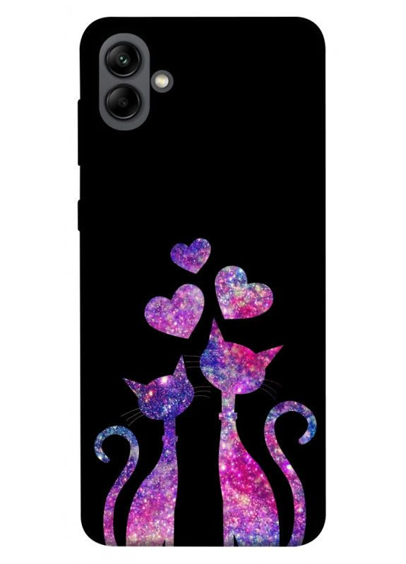 Чехол с принтом для Samsung Galaxy A04 / для самсунг галакси А04 Космические коты No Brand (338602247)