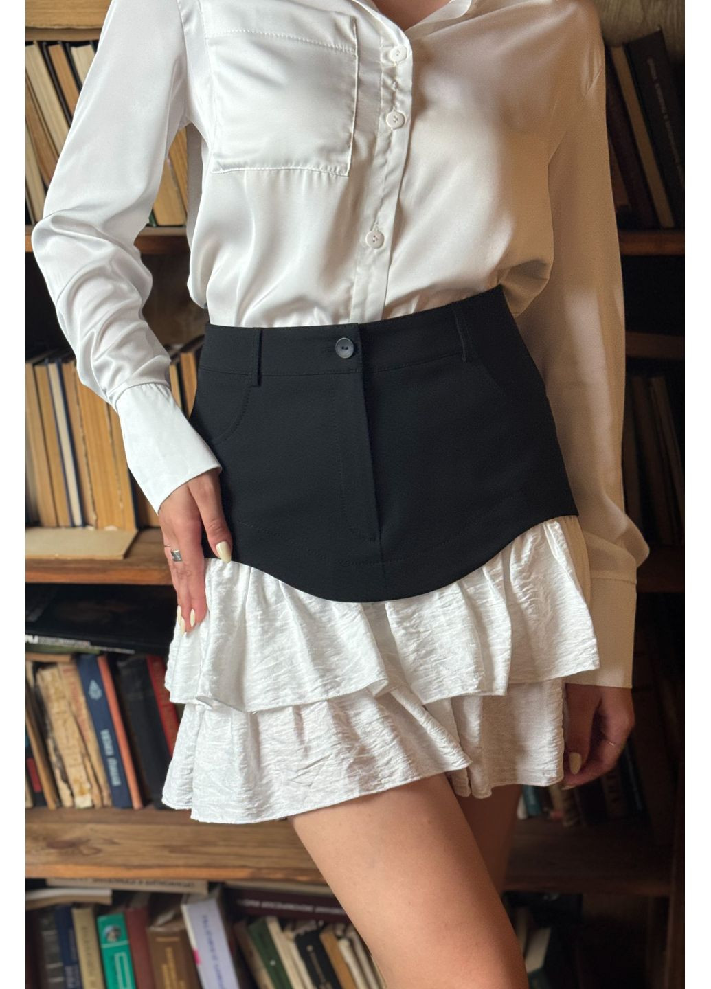 Спідниця фігурний низ рюши CHICLY (358883383)