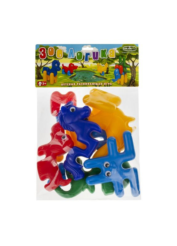 Конструктор пазл "ЗооЛогика": зверюшки (13дет.) 1647 No Brand (313286756)