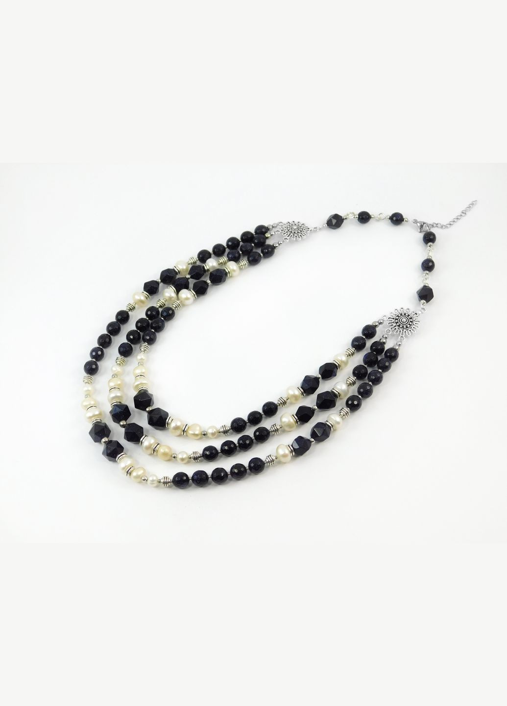 Ожерелье "Ираида" Авантюрин, Жемчуг Fursa fashion (329688903)