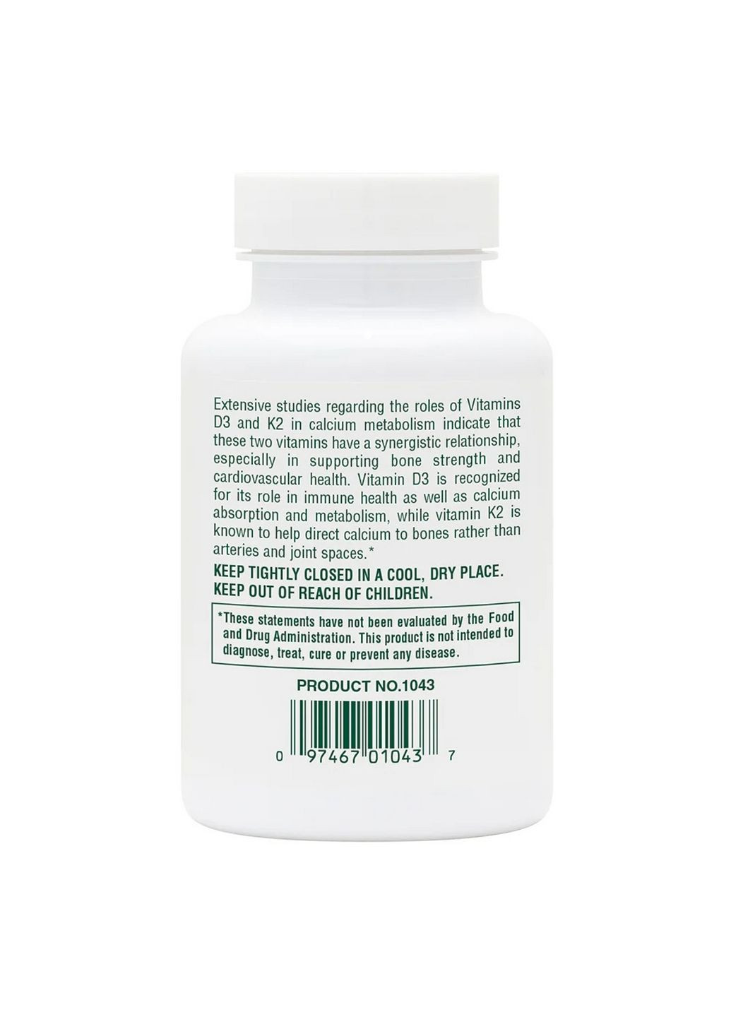 Вітаміни та мінерали Vitamins D3 + K2, 90 капсул Natures Plus (293343034)