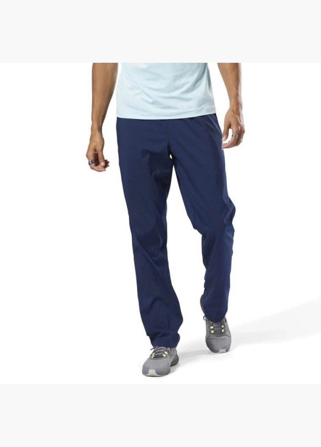 Синие демисезонные брюки Reebok