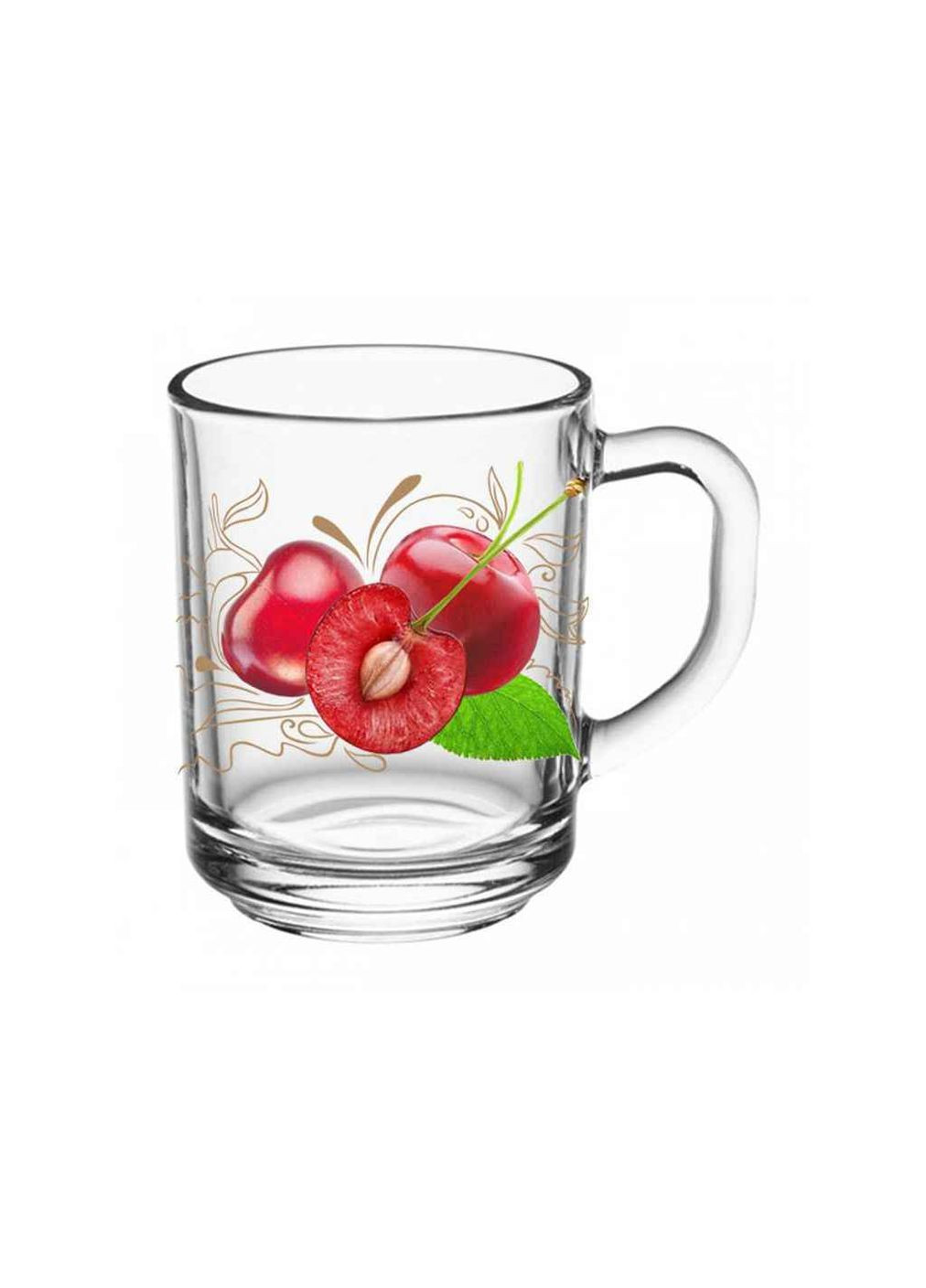 Чашка 250мл Gren tea Черешня 3д Farglass (354345200)
