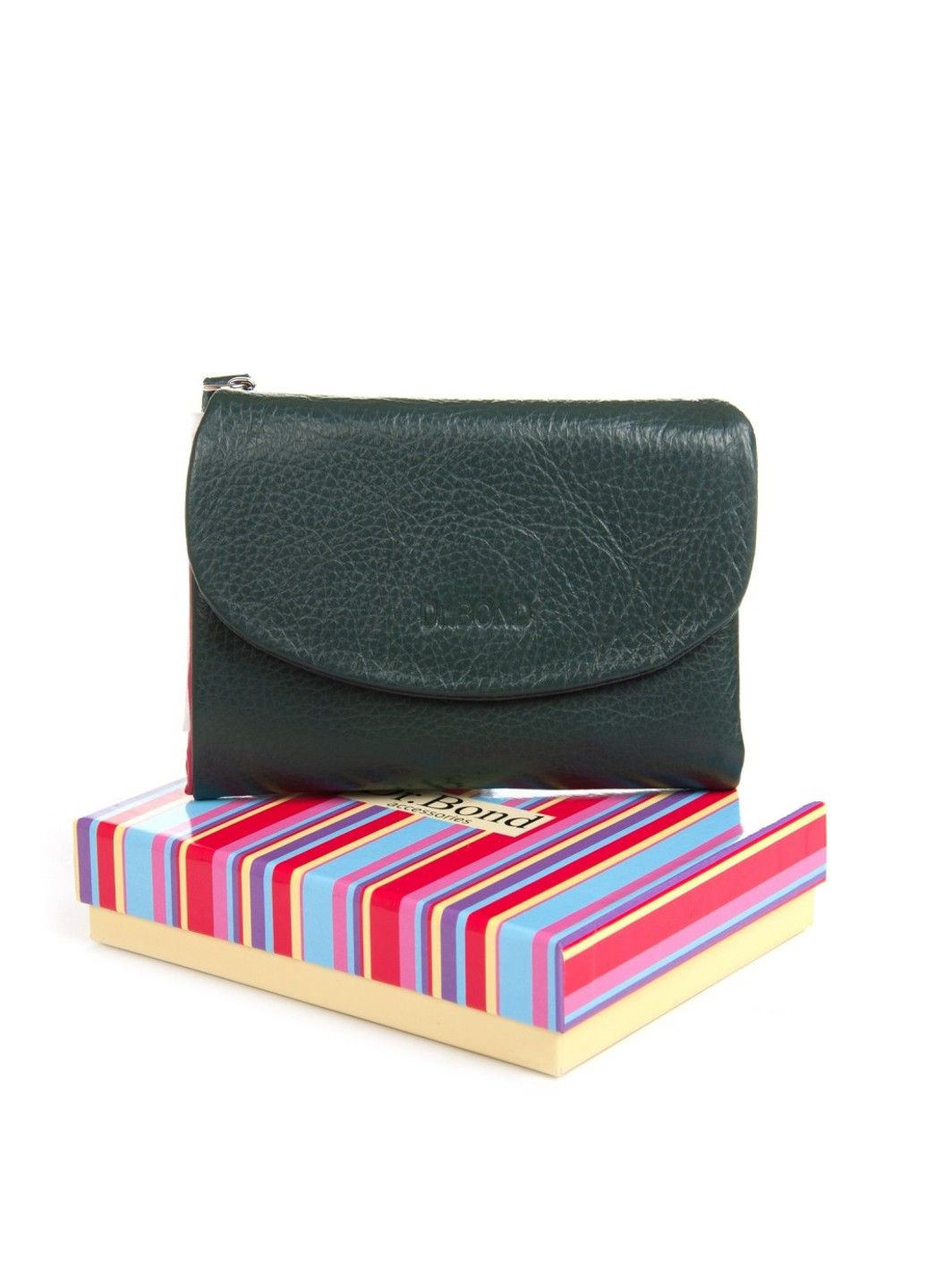 Шкіряний жіночий гаманець Classik WRS-239-1 green Dr. Bond (360938743)