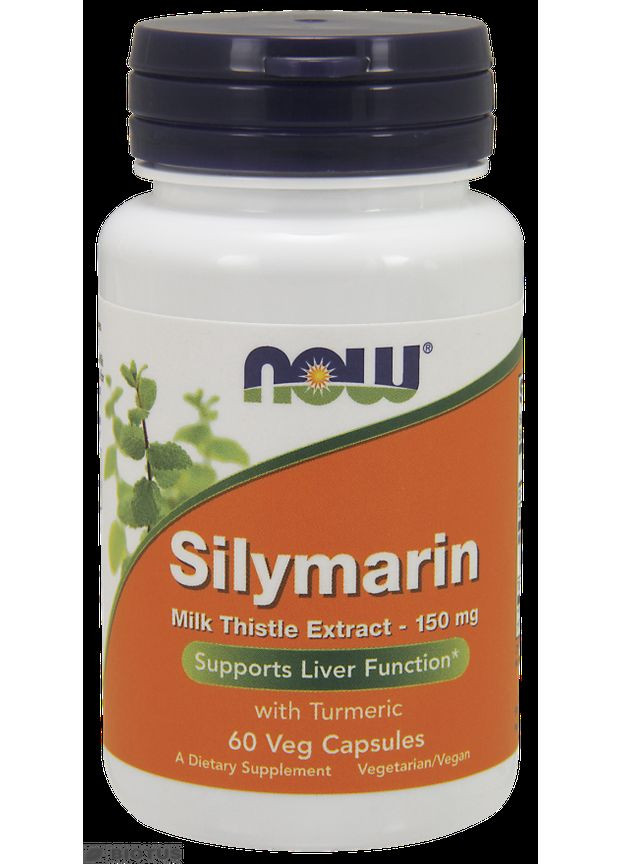 Силимарин, расторопша Milk Thistle, 150 мг, 60 капсул Now Foods (366734613)