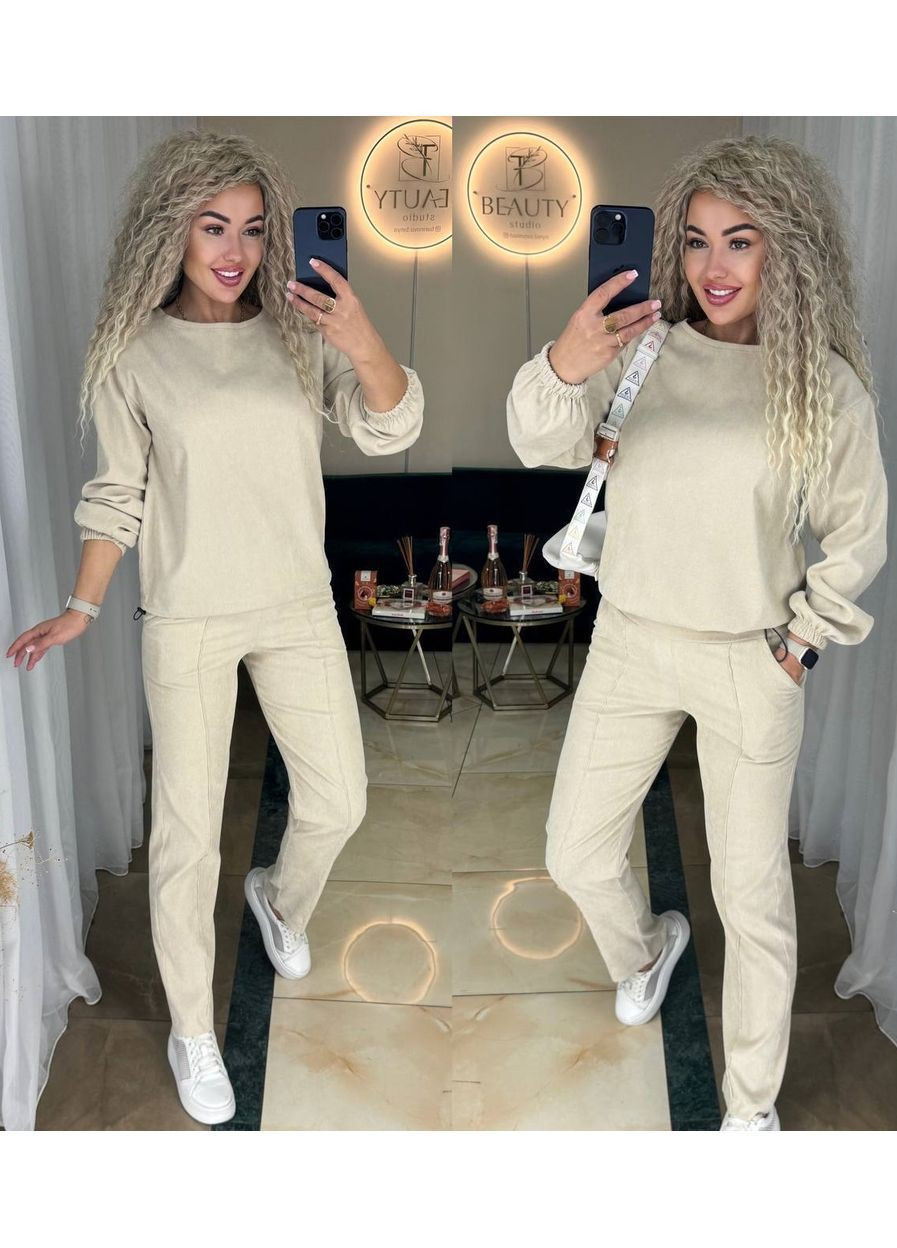 Костюм вельвет х|б м'яка текстурна тканина No Brand (370347999)