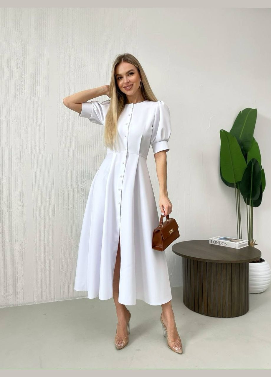 Белое женское платье Osoblyva