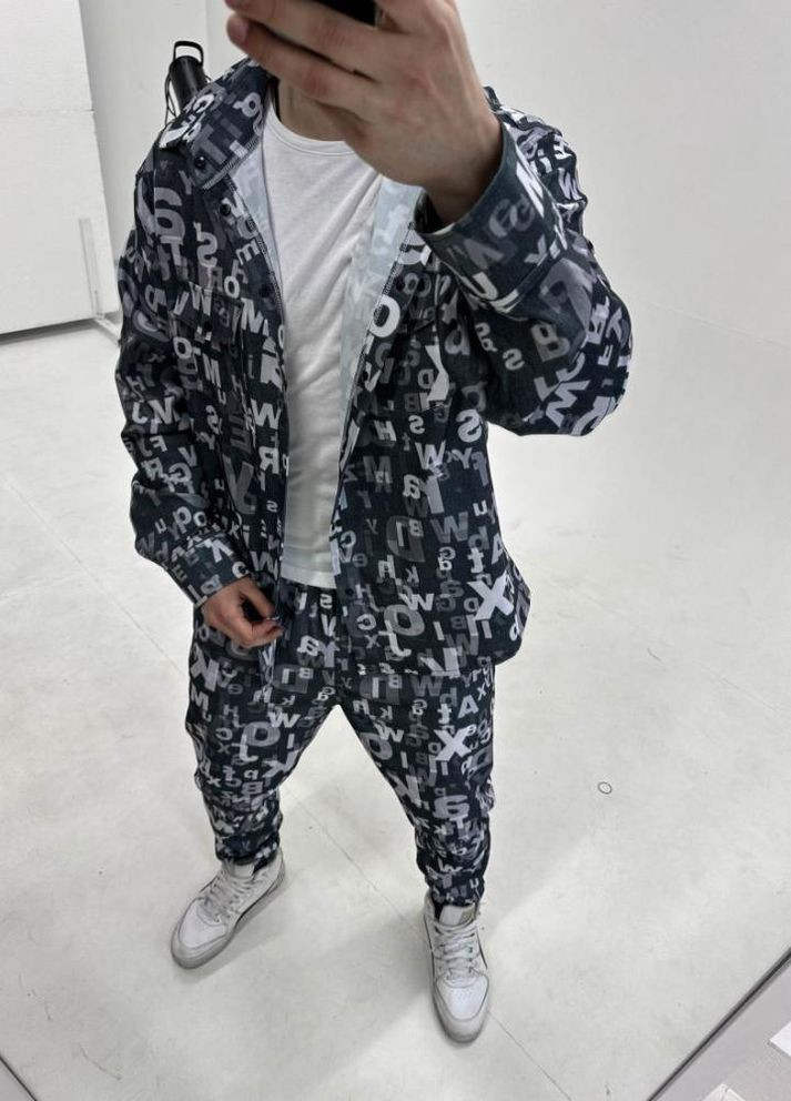 Комбинированный демисезонный костюм No Brand