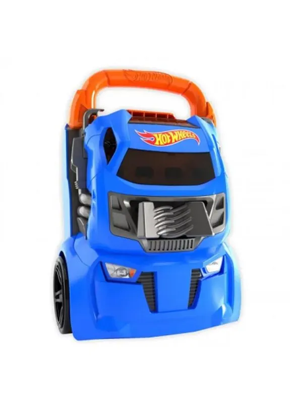 Автотрек Портативный трек-контейнер с 4 параллельными дорожками (HWCC14) Hot Wheels (396906678)