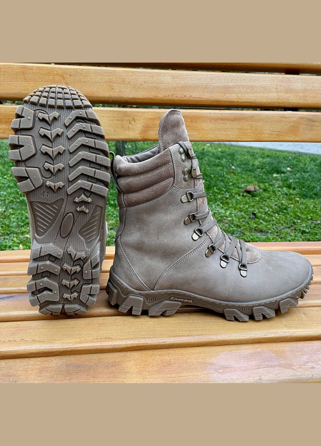 Мужские Зимние Тактические Берцы. 36-48р Койот. Теплые и удобные! BXZM-1007 No Brand (301137971)