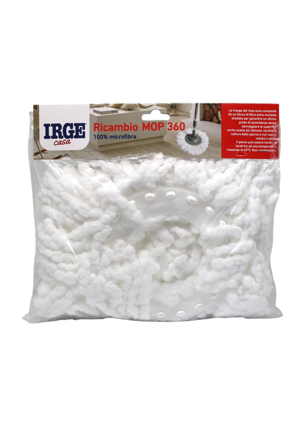 Ганчірка для підлоги Super 360 1 шт (запаска) IRGE (368294814)