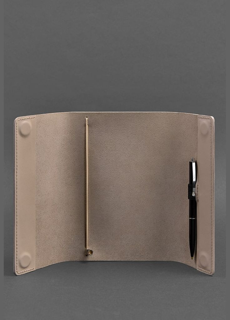 Кожаный блокнот софт-бук 7.0 светло-бежевый Краст (A-027524) BlankNote (328961649)