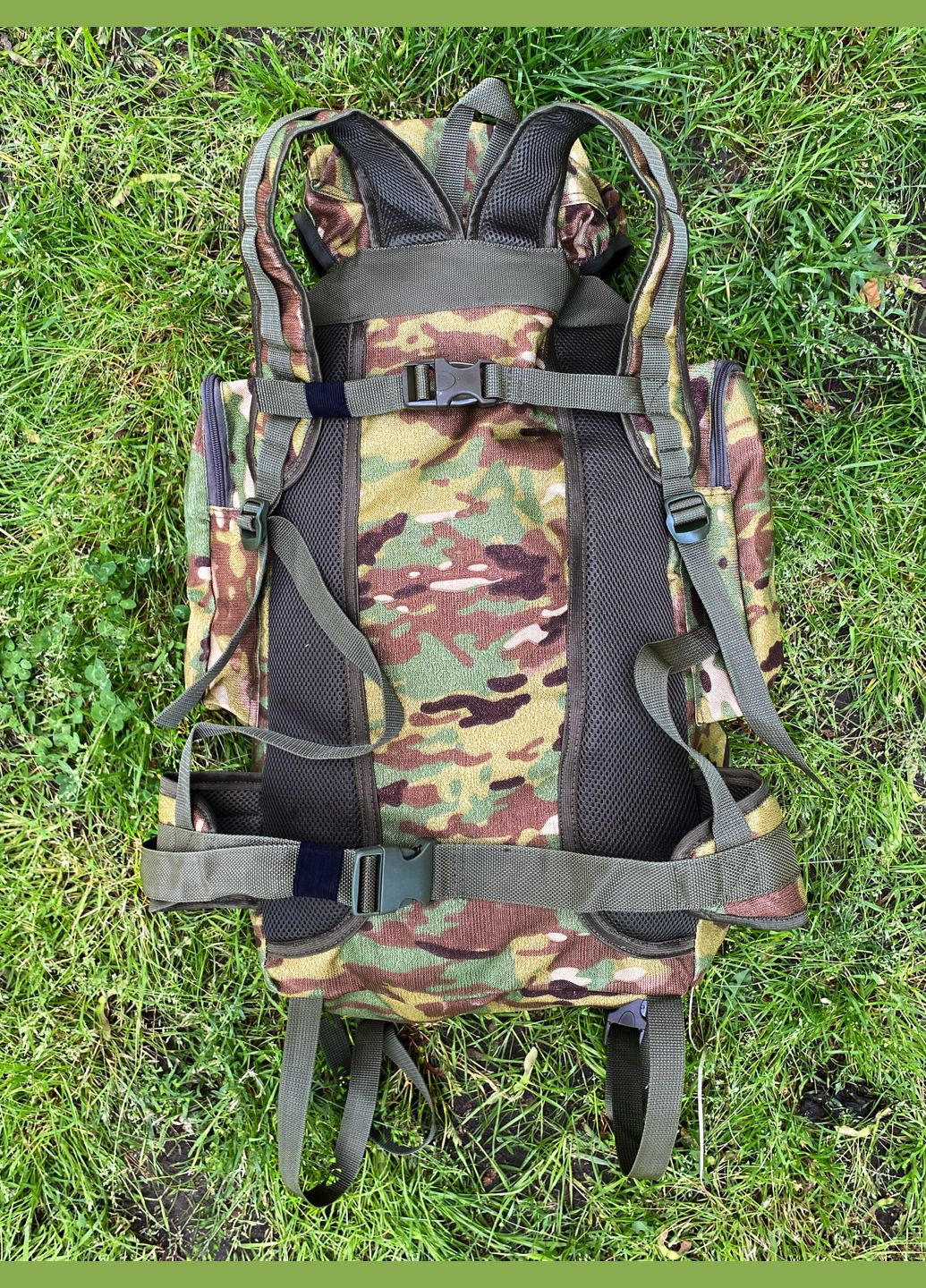 Тактический рюкзак Мультикам 70 л, рюкзак для военных, прочный рюкзак, рюкзак военный + подарок шеврон Get’Man (299669062)