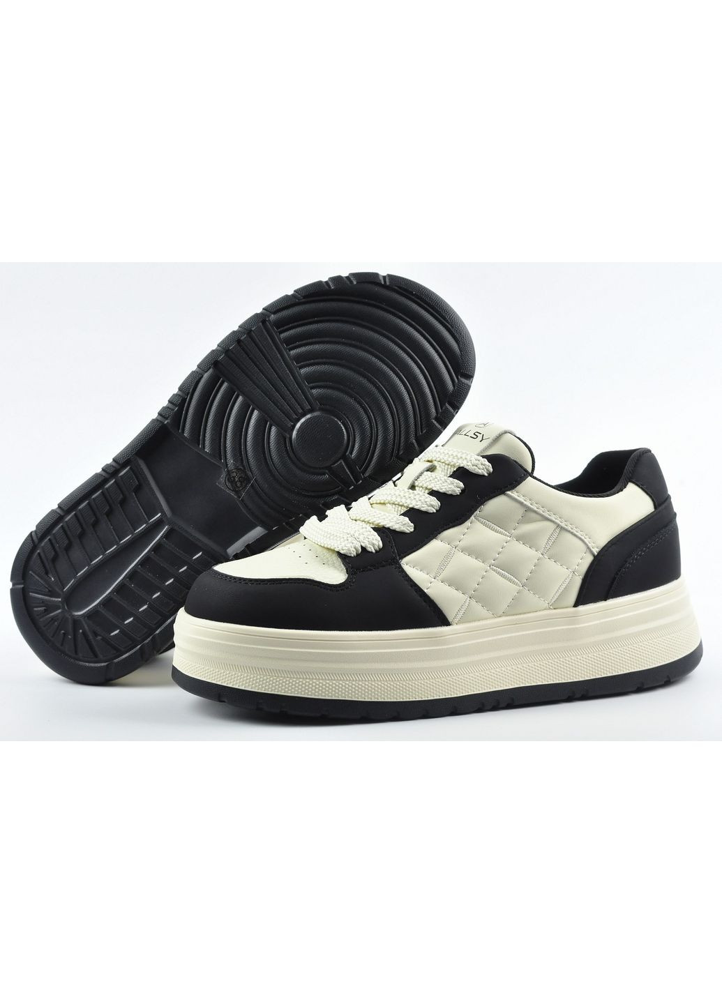 Кроссовки ALLSY чёрно-белые демисезоны (349226106)