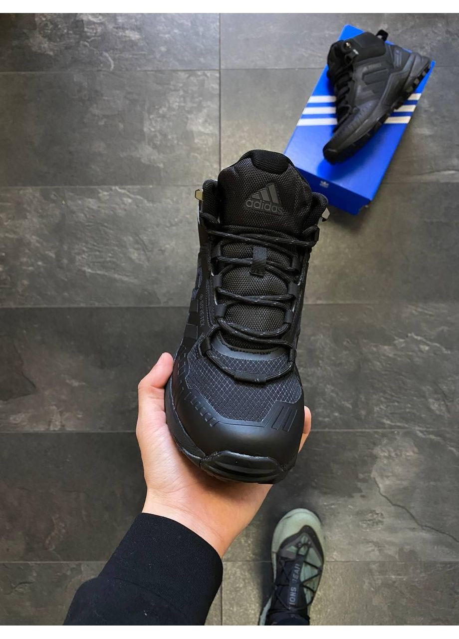 Черные демисезонные кроссовки мужские adidas terrex swift termo black адидас No Brand