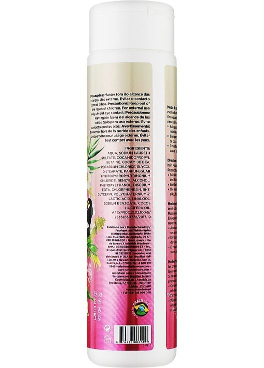 Шампунь для волосся Coconut Oil Shampoo 300ml (978897-37384610) Novex (368656367)