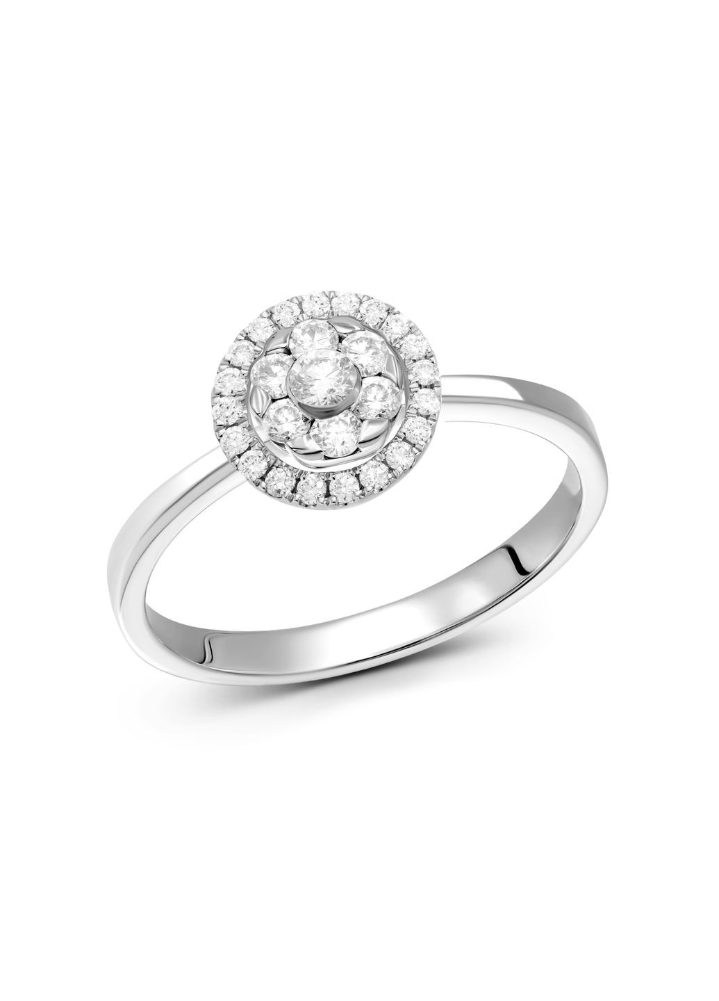 Кольцо с бриллиантами в белом золоте 1К193-0711 Zarina (278388566)