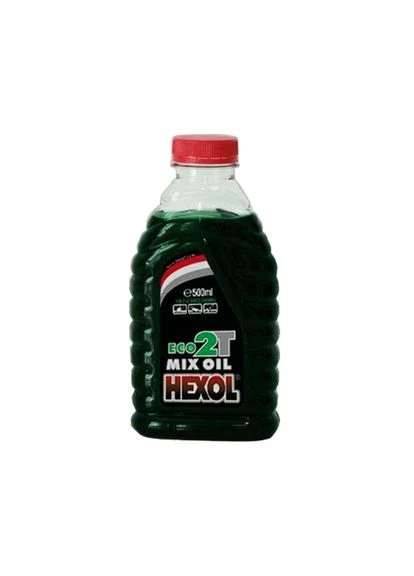 Масло моторное для двухтактных бензиновых двигателей Eco 2T Mix 0.5 л с воздушным охлаждением и без, полусинтетическое Hexol (396278724)