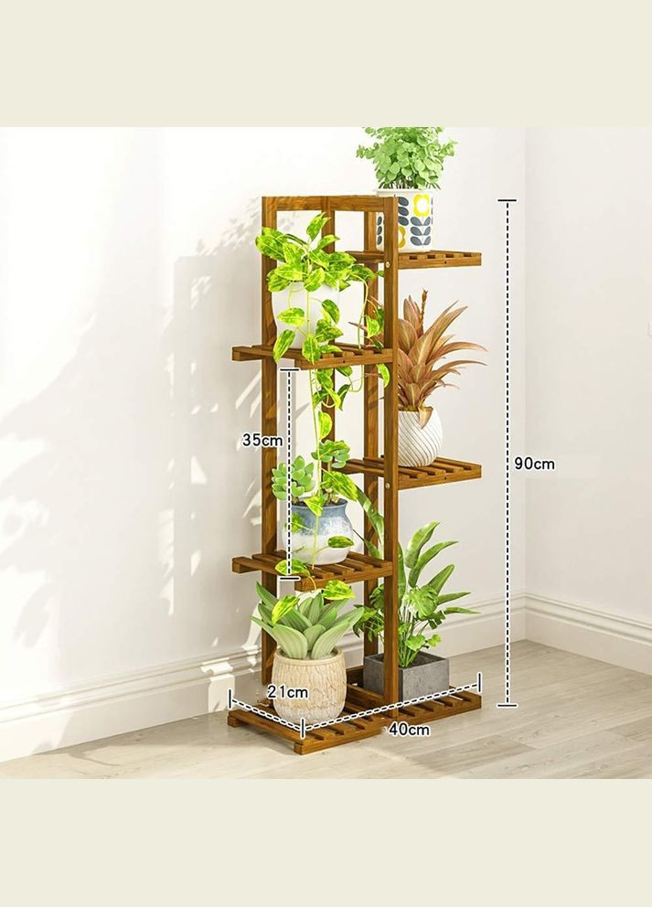 Підставка для квітів з дерева Келуш 4 мускат (ЦВТ-406007) No Brand (328227085)