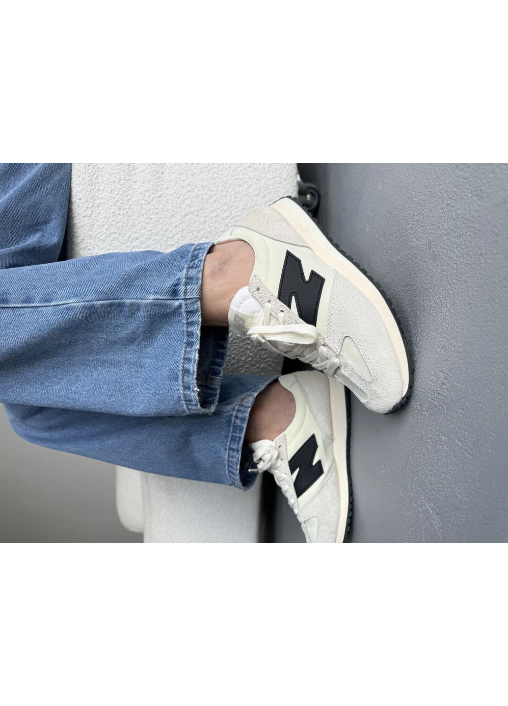 Черные демисезонные кроссовки мужские new balance 471 beige/black нью беланс 471 черные No Brand