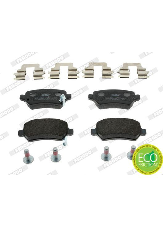 Колодки гальмівні дискові ЗАДН OPEL ASTRA G CLASSIC ЛІФТБЕК (T98) 1.4 2004.03-2009.07 (FE FDB1521) Ferodo (362607560)