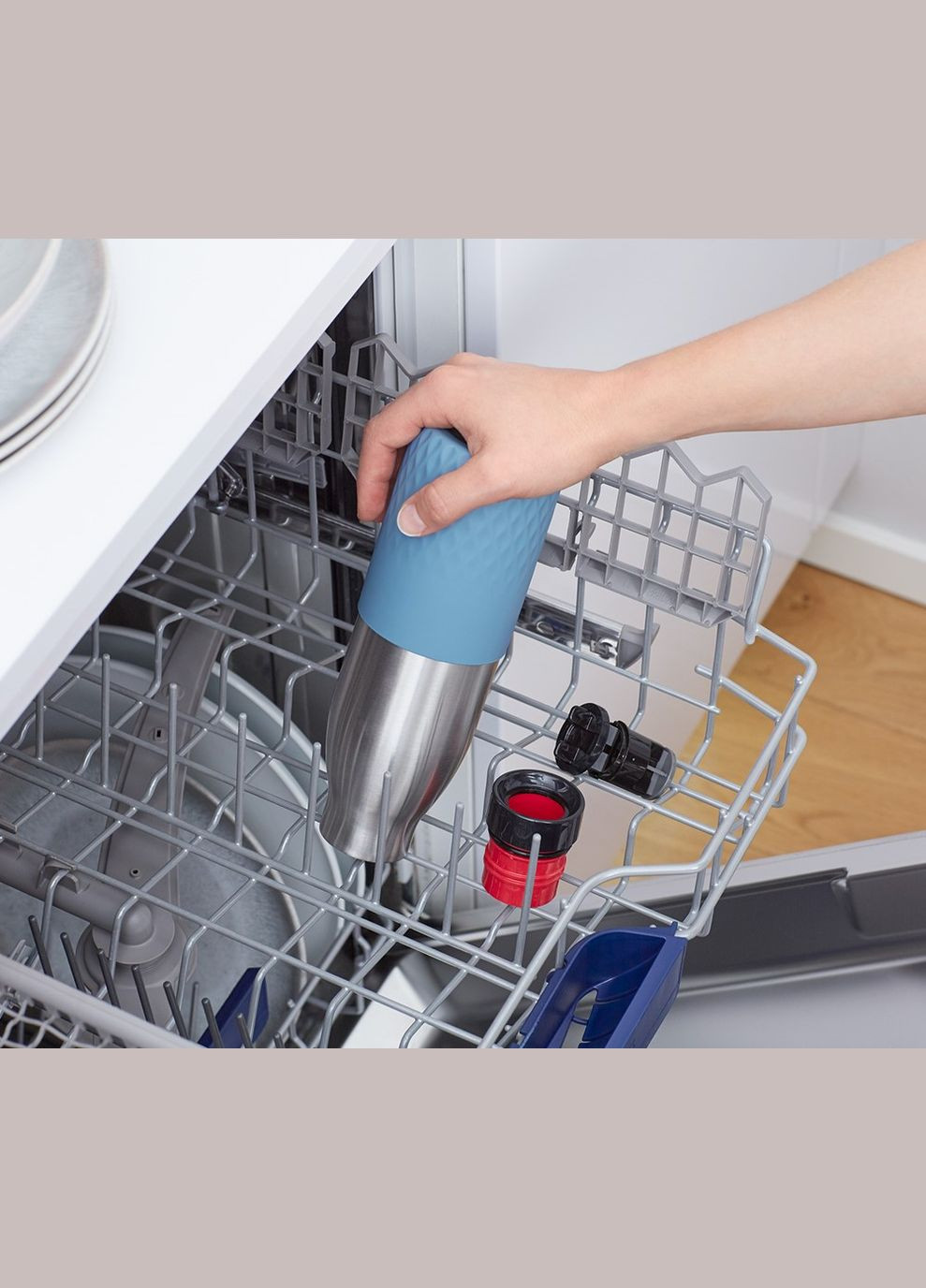 Термопляшка Bludrop soft touch, 500мл, нержавіюча сталь, Tefal (315143320)