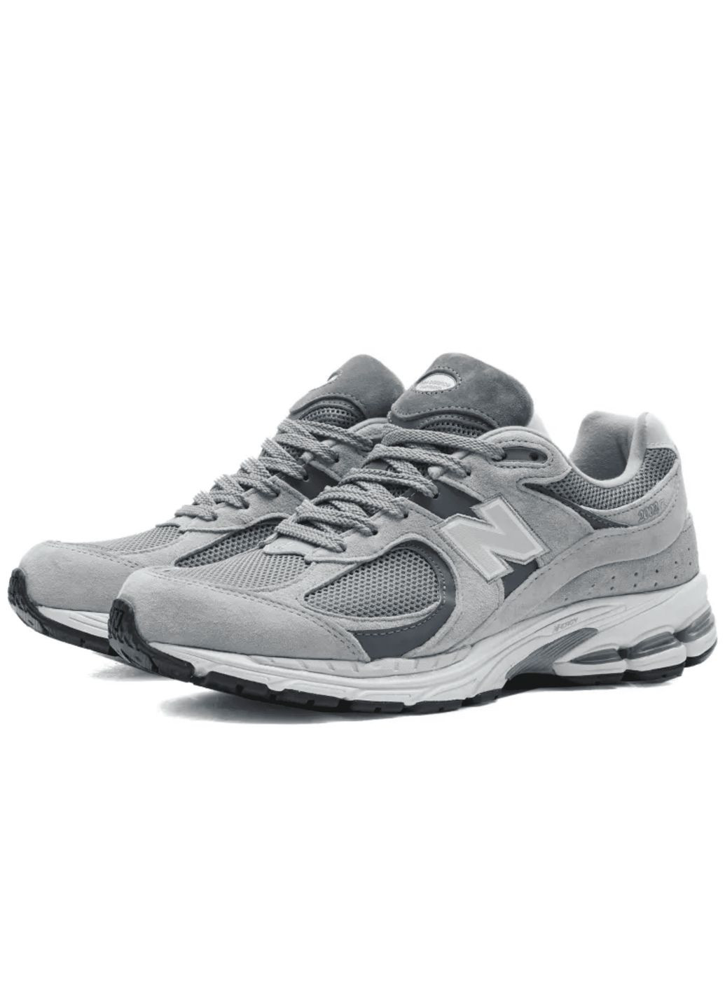 Сірі всесезон кросівки чоловічі 2002r m2002rst весна-осінь текстиль замша сірі New Balance