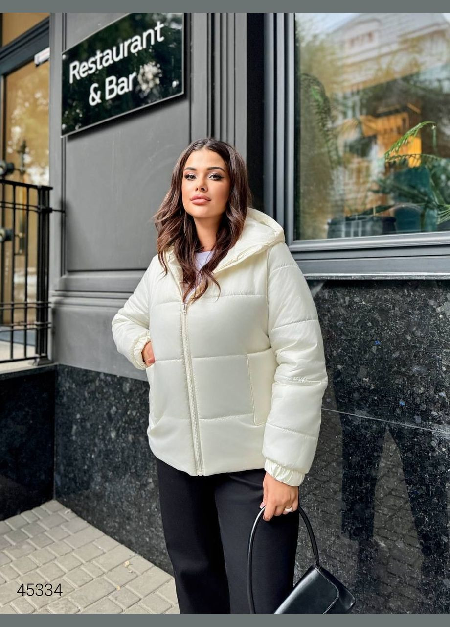 Молочная демисезонная куртка женская Liton