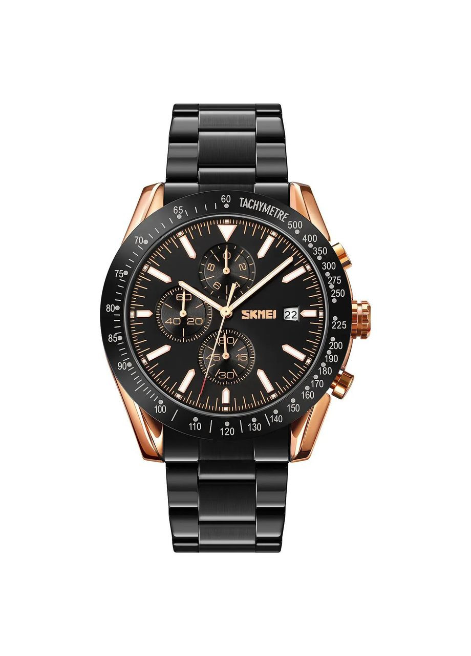 Годинник наручний чоловічий 9253RGBK, чоловічий круглий наручний годинник, чоловічий годинник стильний годинник на руку Skmei (361667027)