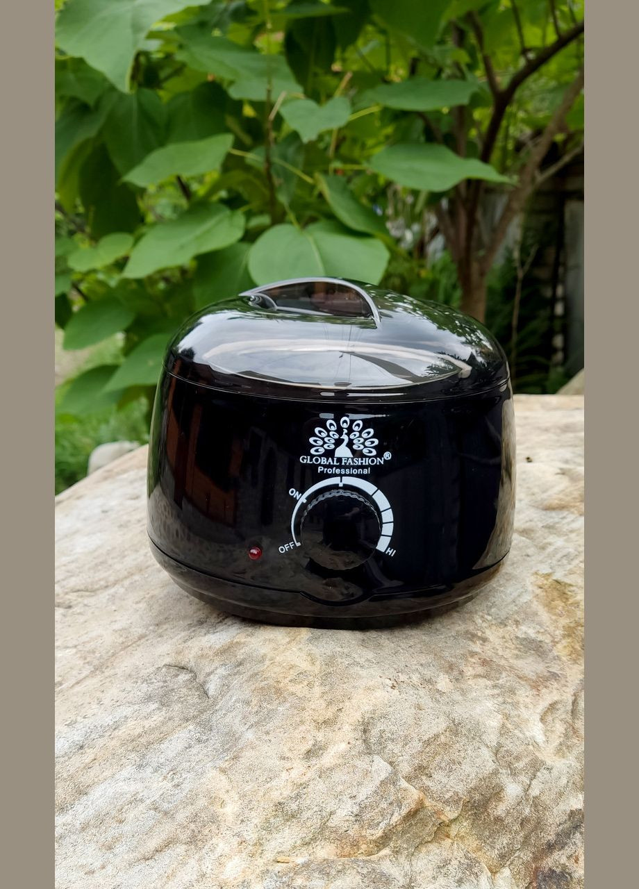 Воскоплав для депіляції ProWax 100 для гарячого, плівкового воску, під банку 400мл, колір чорний Global Fashion (299384857)