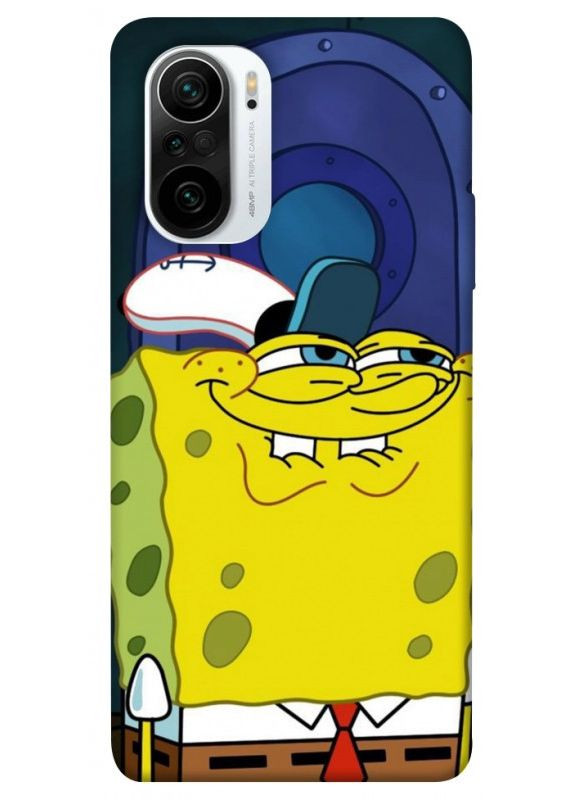 Чохол з принтом для Xiaomi Redmi K40 K40 Pro+ Poco F3 для Сяомі ксіомі редмі К40 К40 про+ поко Ф3 Губка Боб No Brand (338599750)